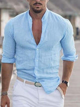 Luca – Lightweight Casual Men's Button-Up Shirt