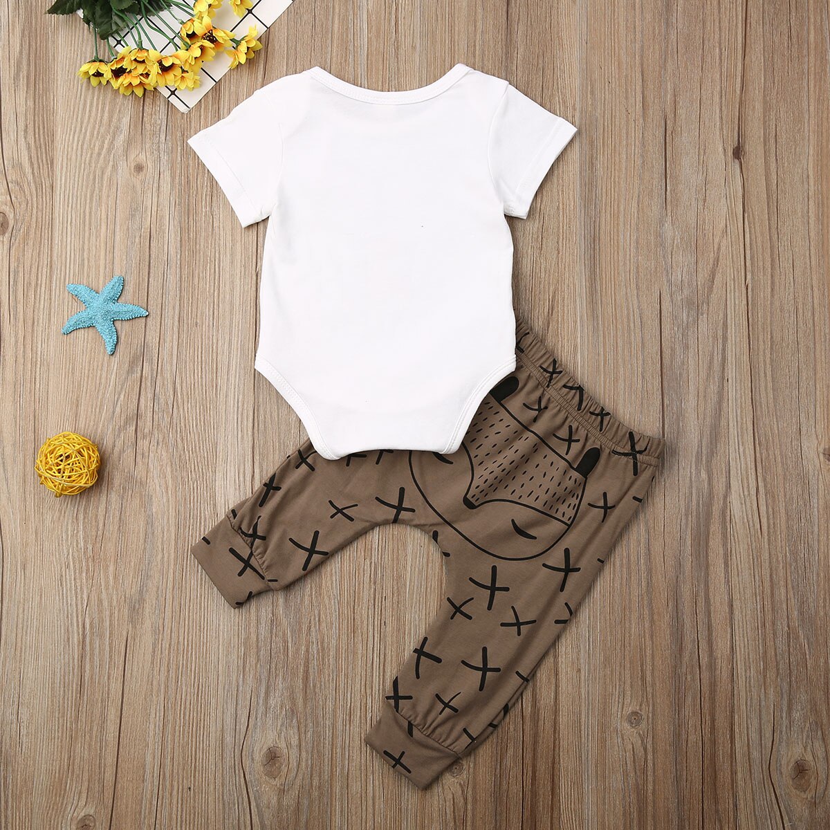 CuddleCare - Wild One Baby Bodysuit & Trousers