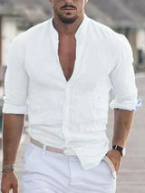 Luca – Lightweight Casual Men's Button-Up Shirt