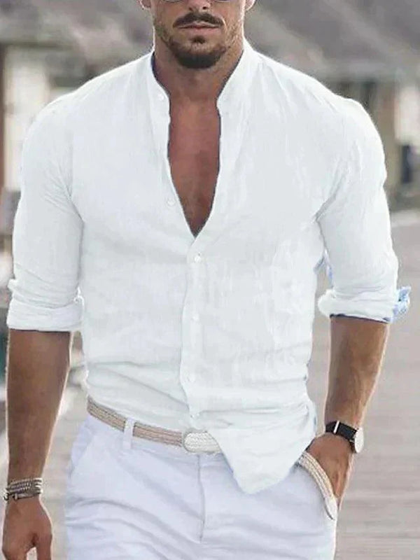 Luca – Lightweight Casual Men's Button-Up Shirt
