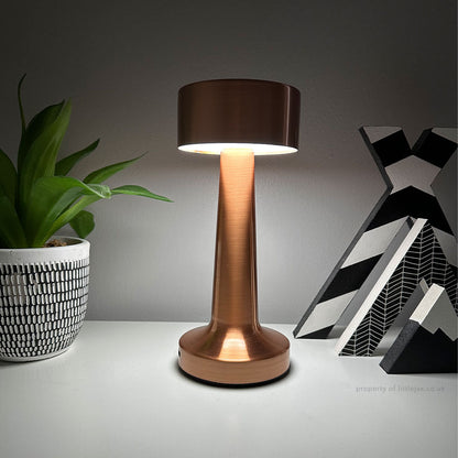 LumoGlow - Sleek Cordless Halo Table Lamp