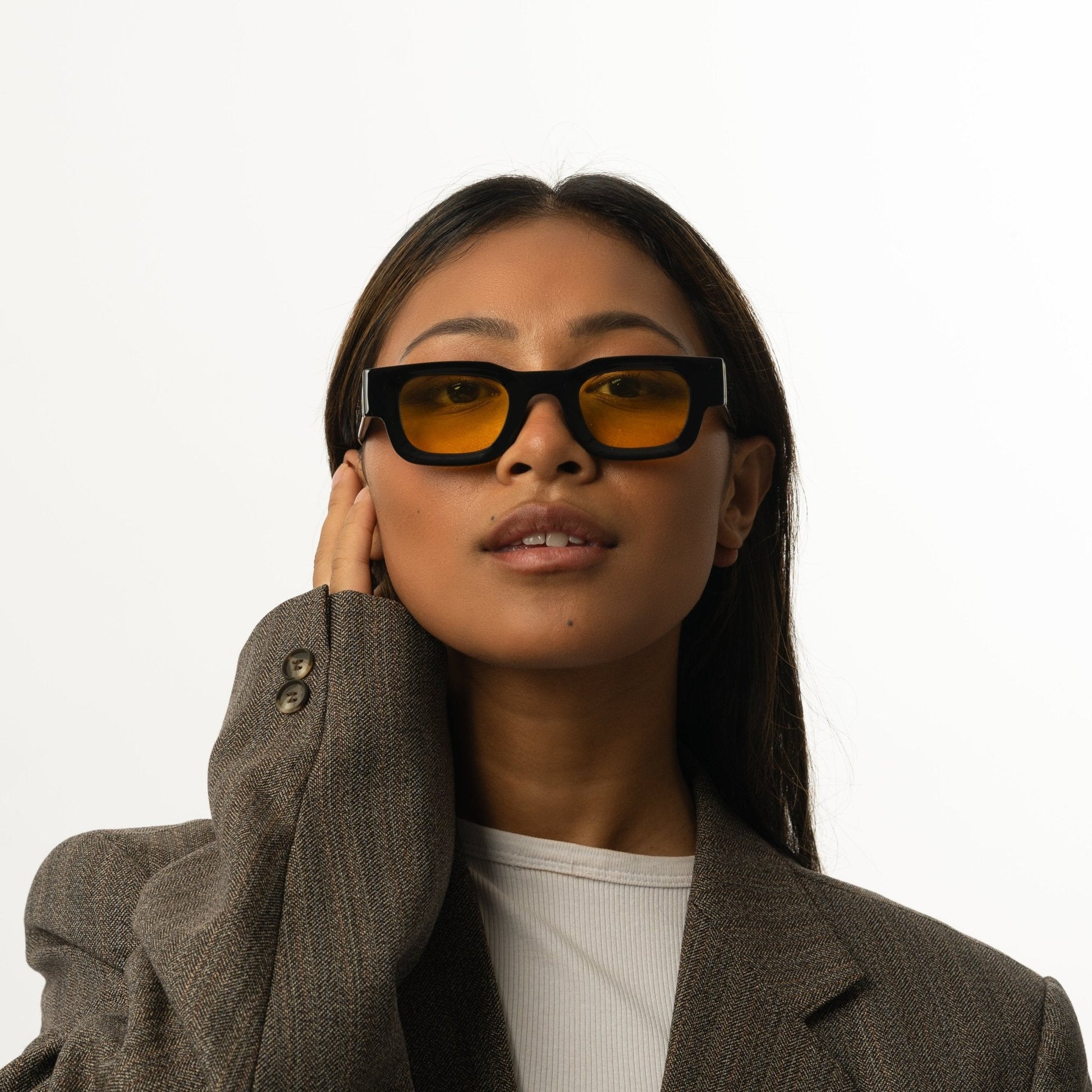 SEMBO Architectural Inspired Eyewear - Square Lens Glasses Frames-6