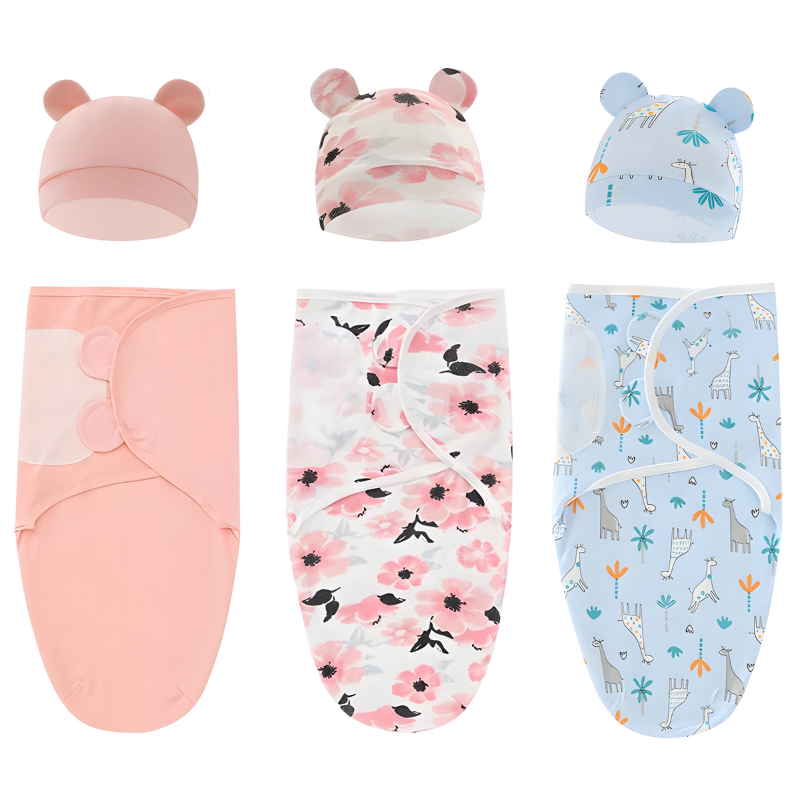 CloudNest - Soft Baby Swaddle Set