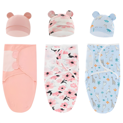 CloudNest - Soft Baby Swaddle Set