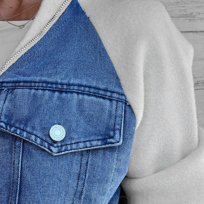 Vada –  Women's Denim Splice Jacket