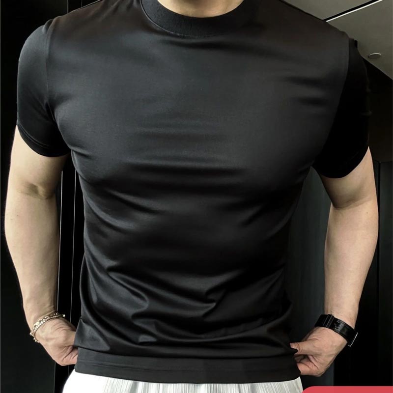 Aurelio – Men's Ice Silk Short-Sleeve T-Shirt | Breathable & Lightweight