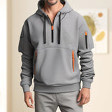 Adriano – Casual Half-Zip Men's Hoodie