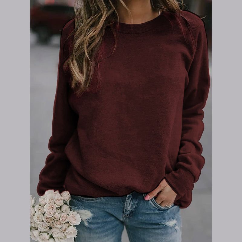Hania – Soft Cotton Women's Sweatshirt