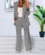 Elena – Women's Blazer & Wide-Leg Trouser Set