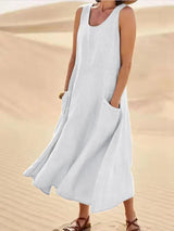 Women's Soft Linen Dress