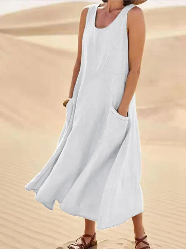 Women's Soft Linen Dress