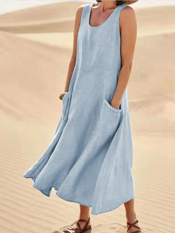 Women's Soft Linen Dress