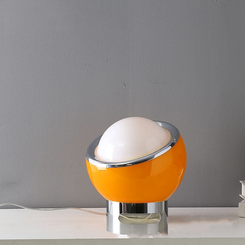 Variant image for Modern Glass Hood Table Lamp - Soft Warm Glow for Bedroom & Living Room-3