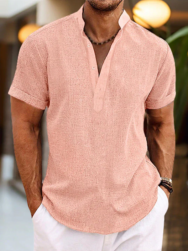 Lior – Casual Men’s V-Neck Polo Shirt