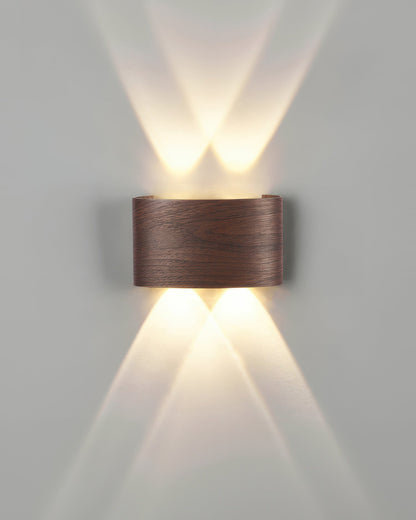 LumiCraft – Wall Lamp with Wood Grain Finish
