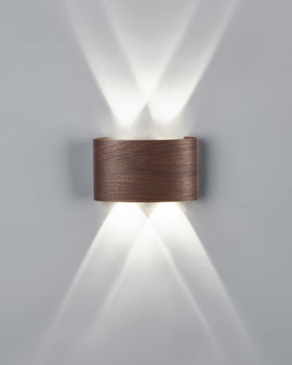 LumiCraft – Wall Lamp with Wood Grain Finish