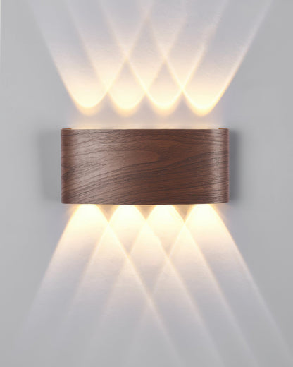 LumiCraft – Wall Lamp with Wood Grain Finish