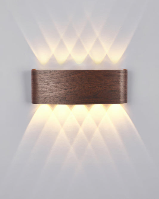 LumiCraft – Wall Lamp with Wood Grain Finish