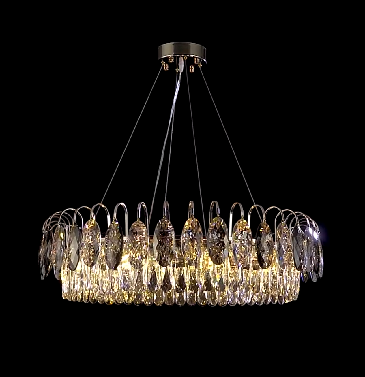 CrystalGlow - Modern K9 Crystal Chandelier