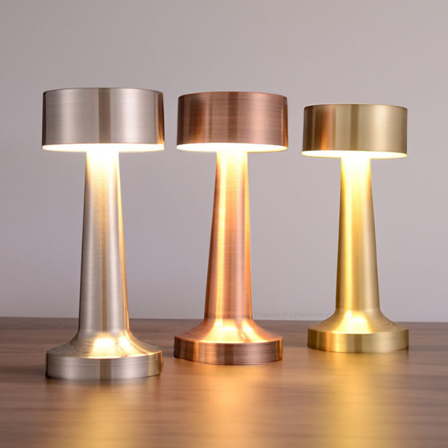 LumoGlow - Sleek Cordless Halo Table Lamp