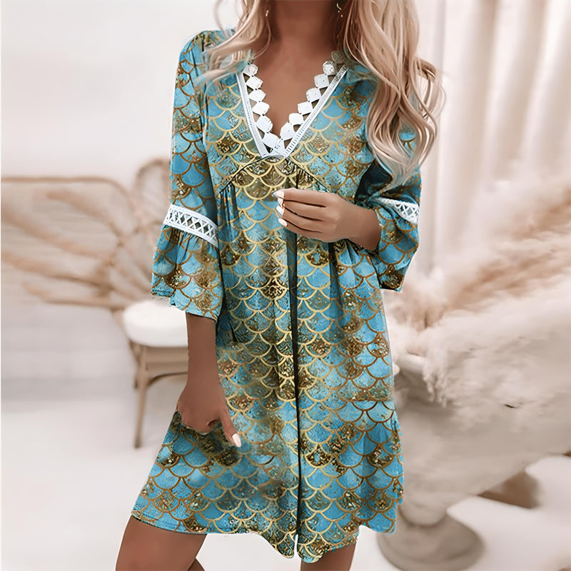 Paula – Effortless Women's V-Neck Dress